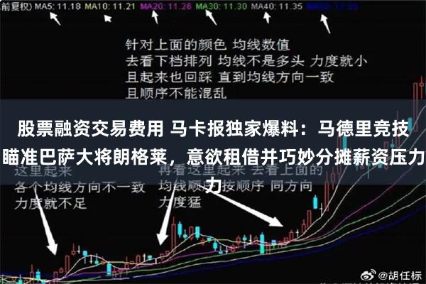 股票融资交易费用 马卡报独家爆料：马德里竞技瞄准巴萨大将朗格莱，意欲租借并巧妙分摊薪资压力