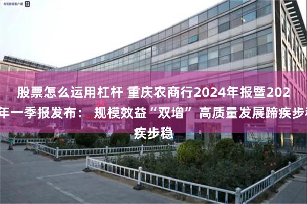 股票怎么运用杠杆 重庆农商行2024年报暨2025年一季报发布： 规模效益“双增” 高质量发展蹄疾步稳