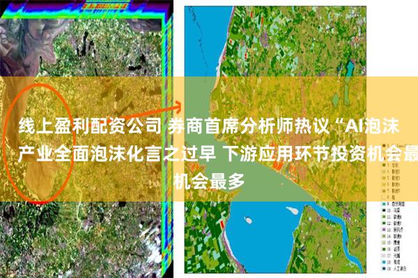 线上盈利配资公司 券商首席分析师热议“AI泡沫”： 产业全面泡沫化言之过早 下游应用环节投资机会最多